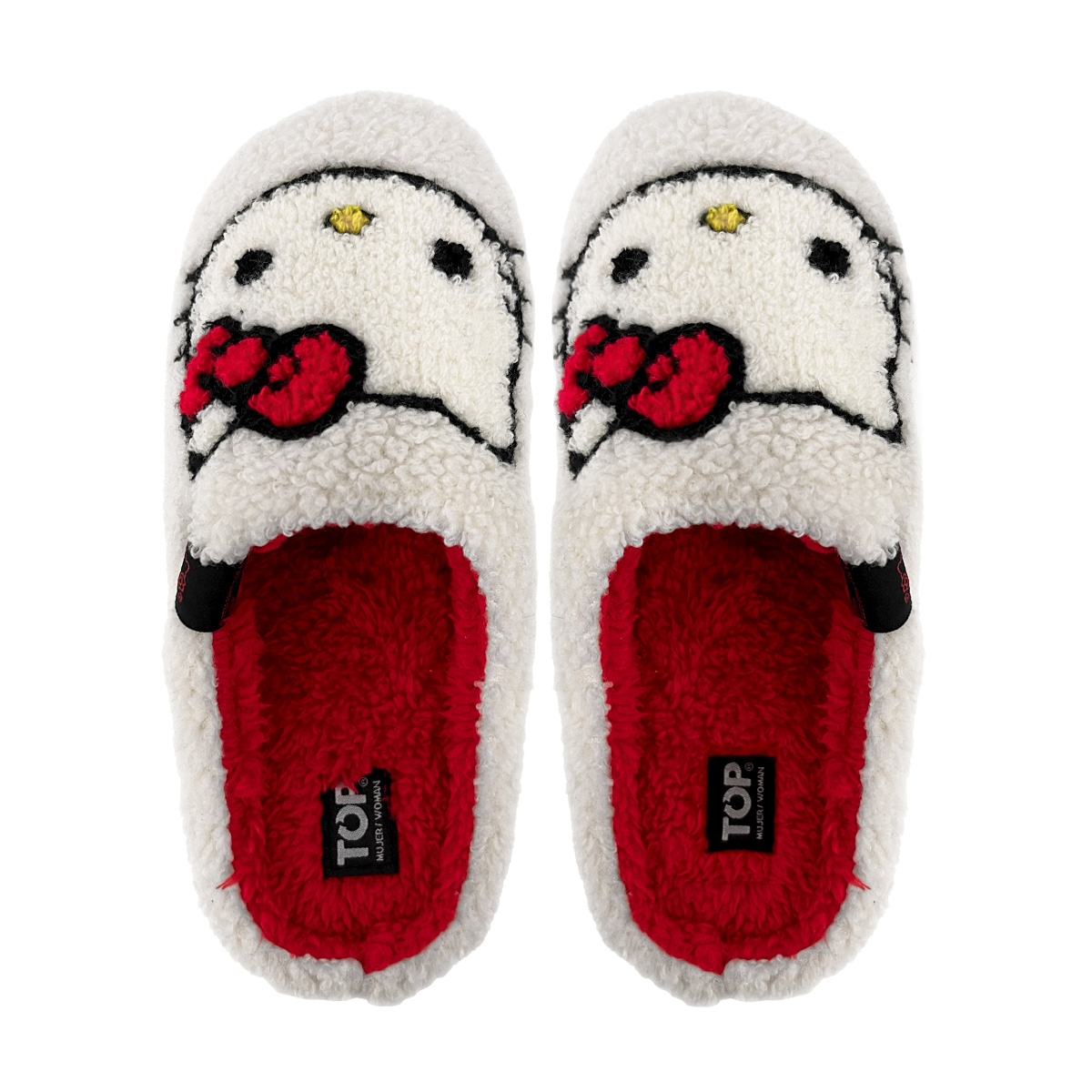 PANTUFLAS MUJER TOP MULTICOLOR HELLO KITTY SHERPA - 1