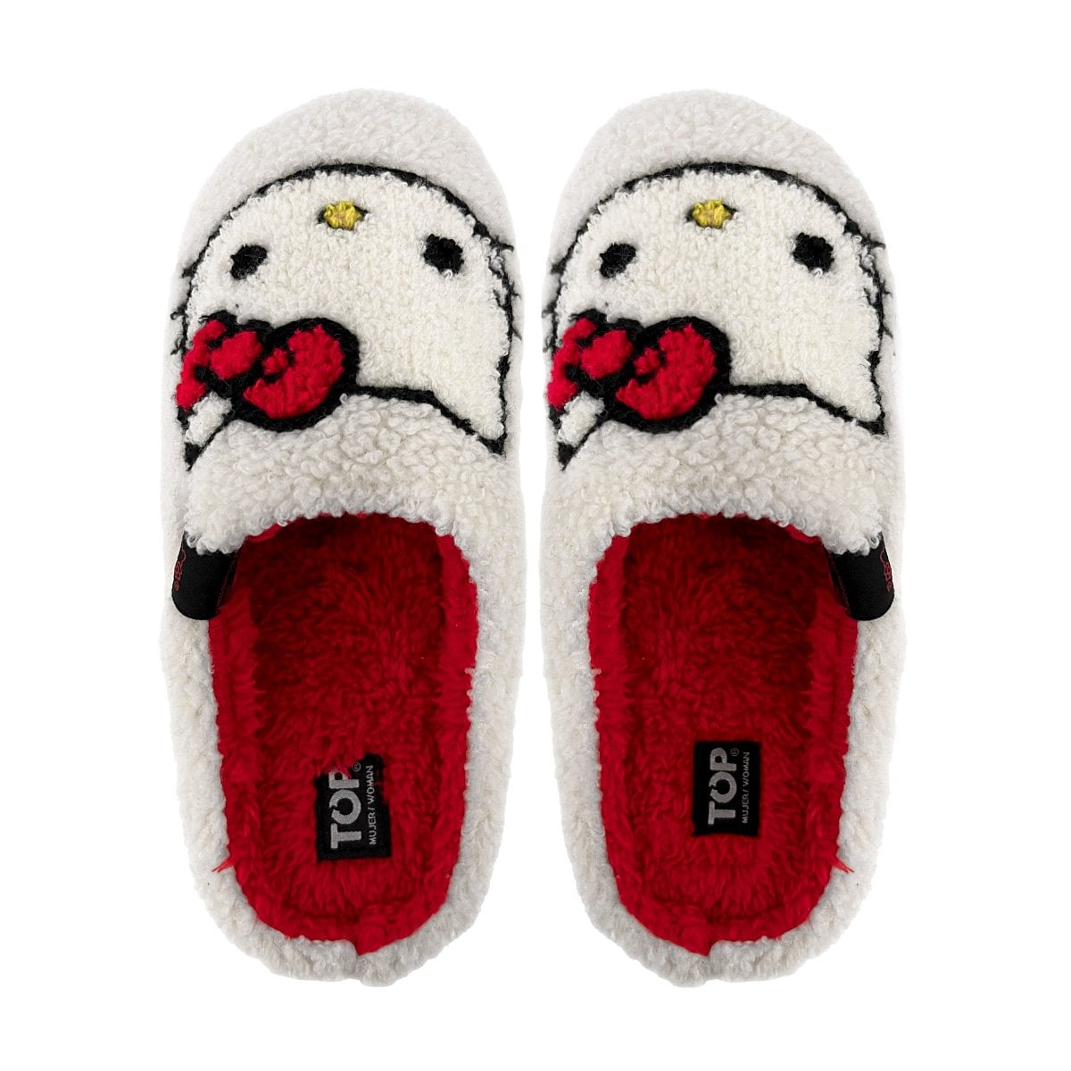 PANTUFLAS MUJER TOP MULTICOLOR HELLO KITTY SHERPA - 1