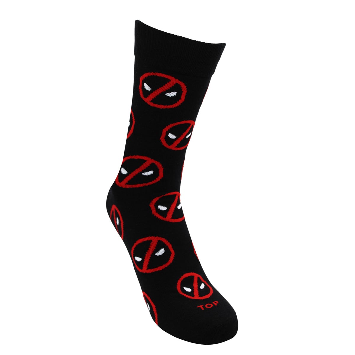 PACK 2 CALCETINES ALGODÓN HOMBRE TOP NEGRO LARGOS MARVEL DEADPOOL - 4
