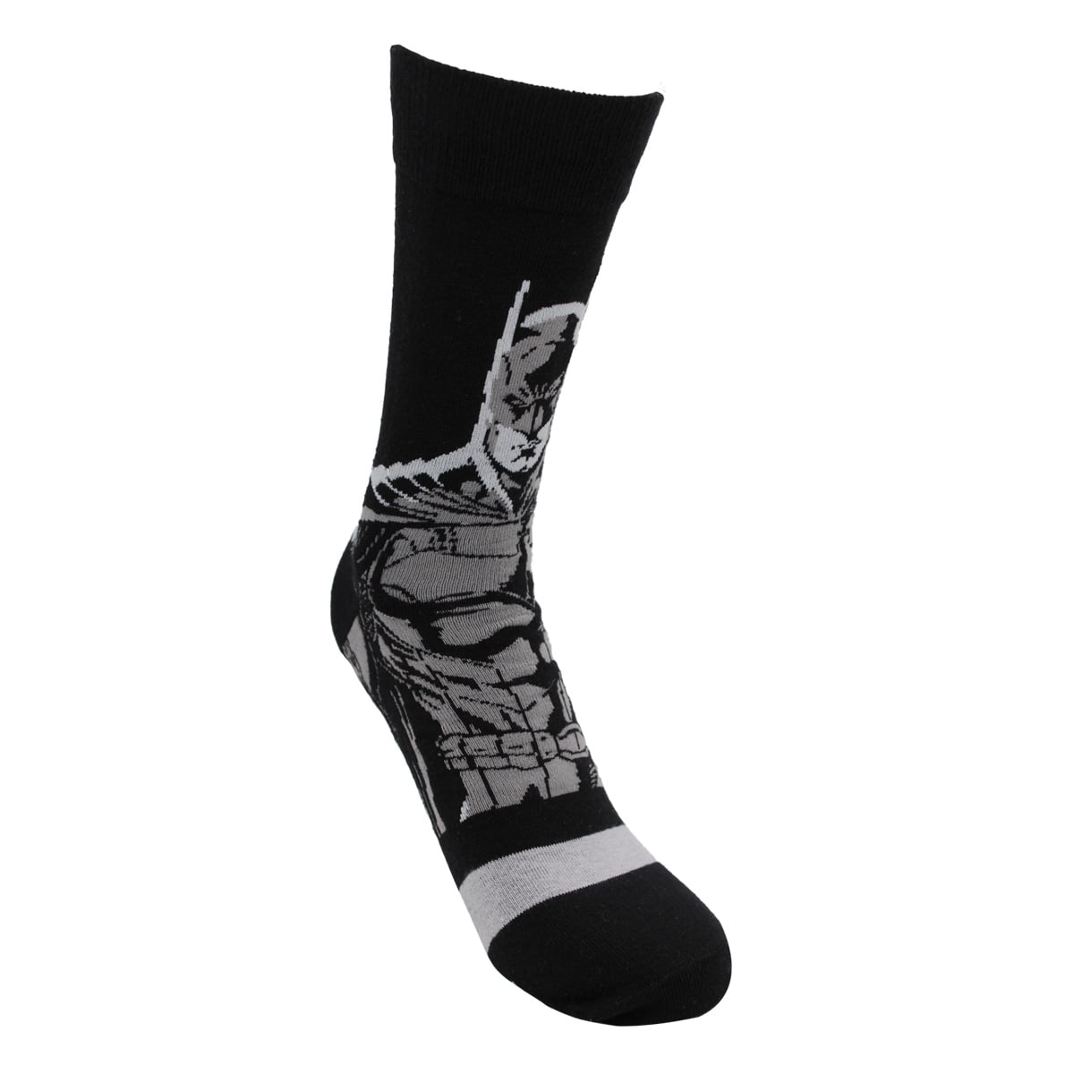PACK 2 CALCETINES ALGODÓN HOMBRE TOP NEGRO LARGOS DC BATMAN C1 - 3
