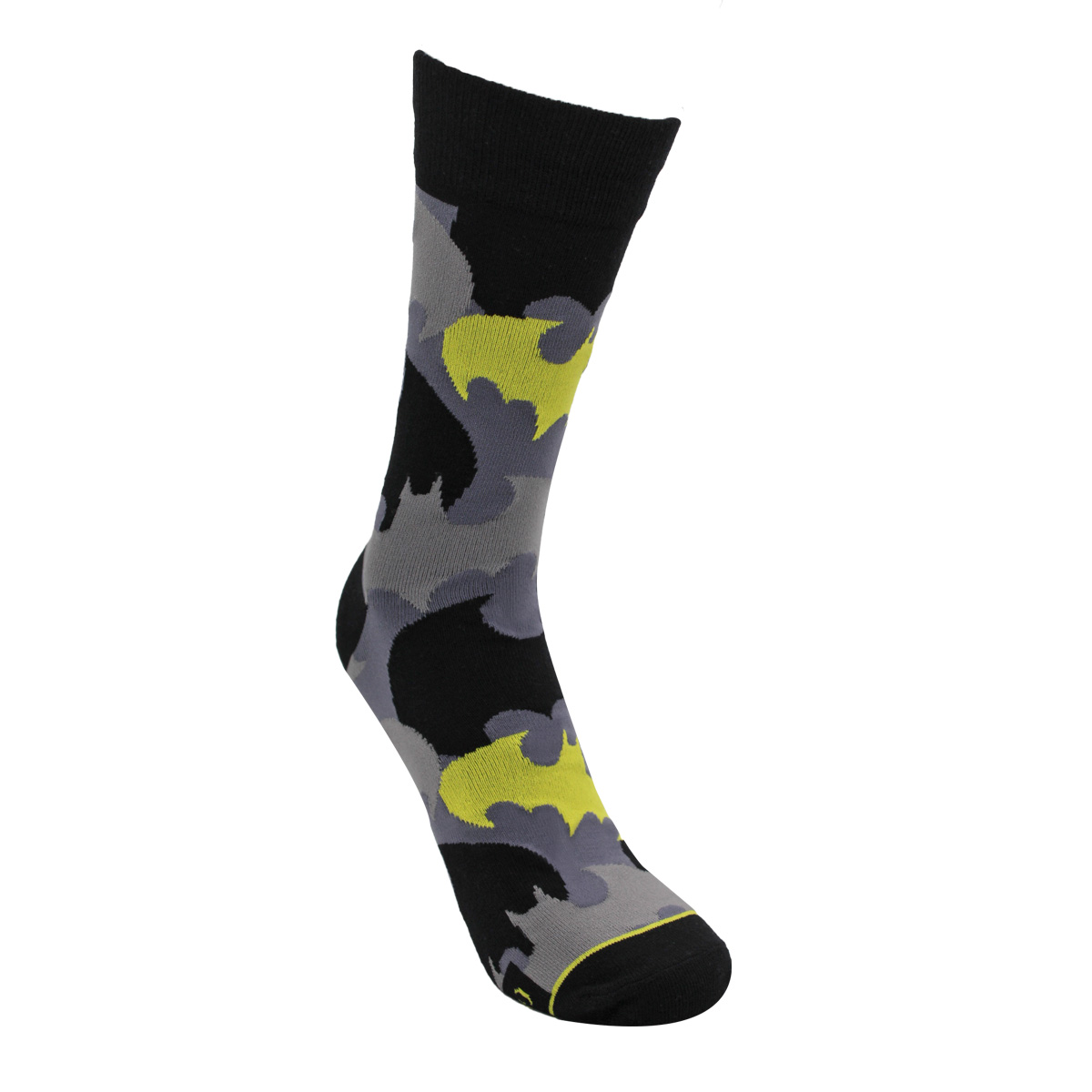 PACK 2 CALCETINES ALGODÓN HOMBRE TOP NEGRO LARGOS DC BATMAN C1 - 5