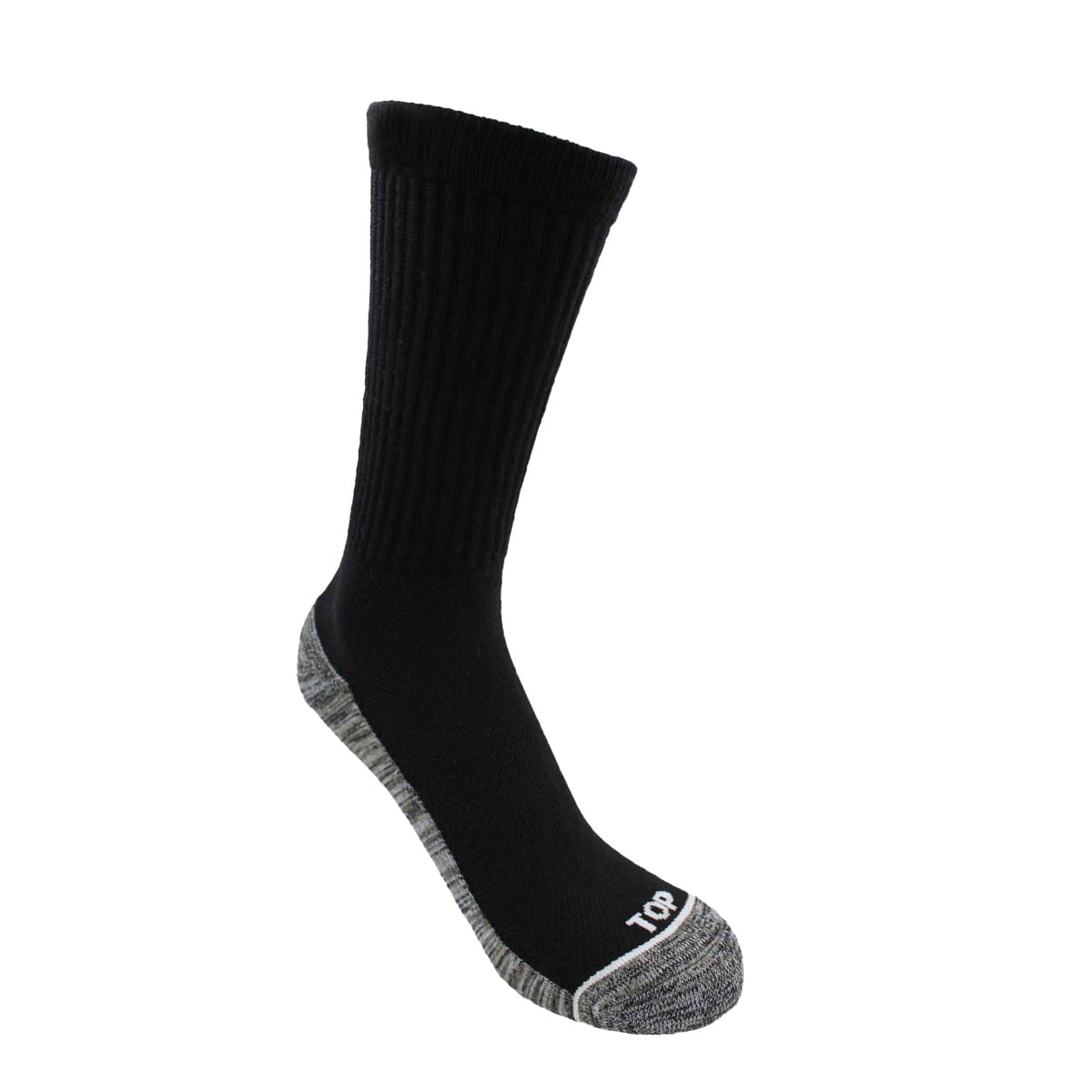 PACK 5 CALCETINES ALGODÓN HOMBRE TOP NEGRO DEPORTIVO LARGO FIBRA COBRE C1 - 2
