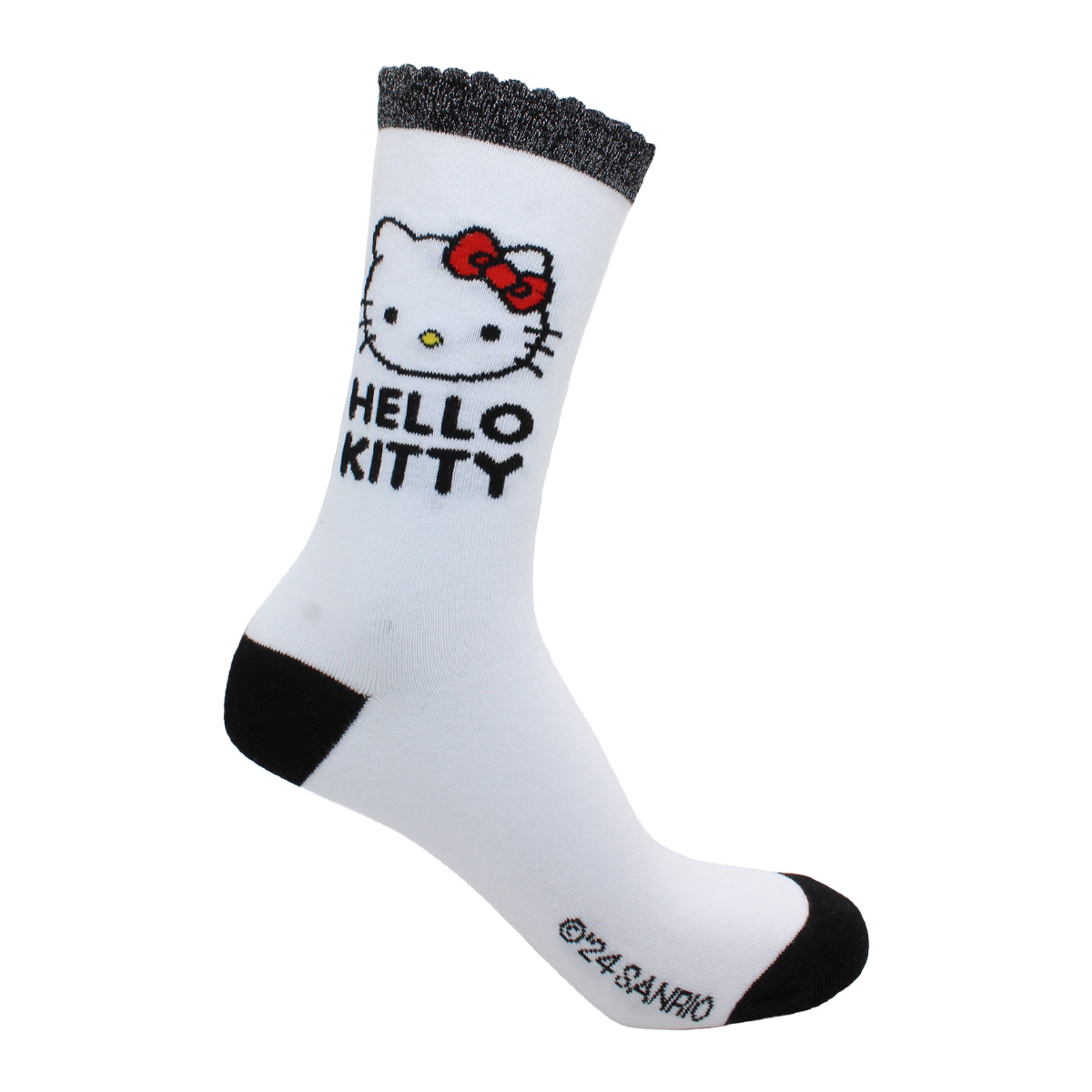 PACK 2 CALCETINES ALGODÓN MUJER TOP MULTICOLOR LARGOS HELLO KITTY C2 - 5