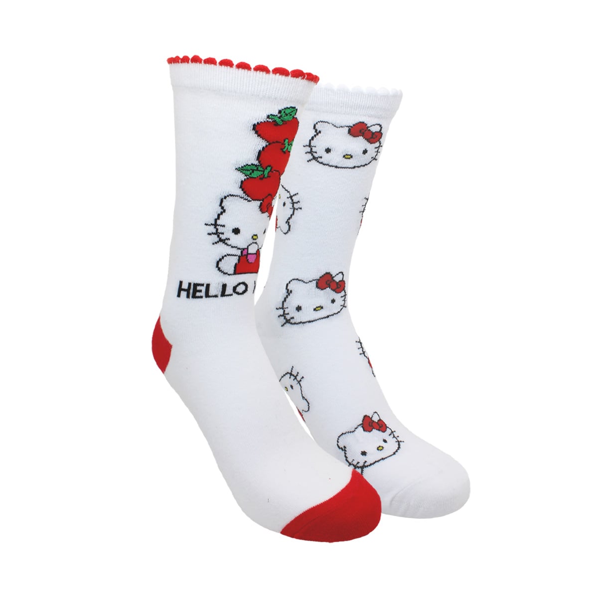 PACK 2 CALCETINES ALGODÓN NIÑA TOP MULTICOLOR LARGOS HELLO KITTY C5 - 1
