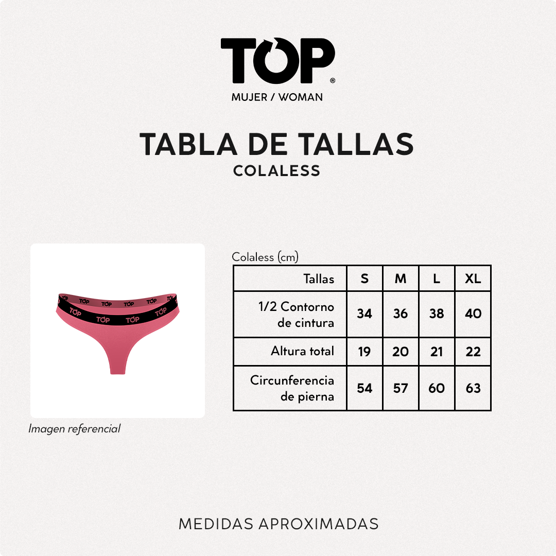 PACK 3 CALZÓN ALGODÓN MUJER TOP MULTICOLOR COLALESS ELÁSTICO HELLO KITTY C3 - 6