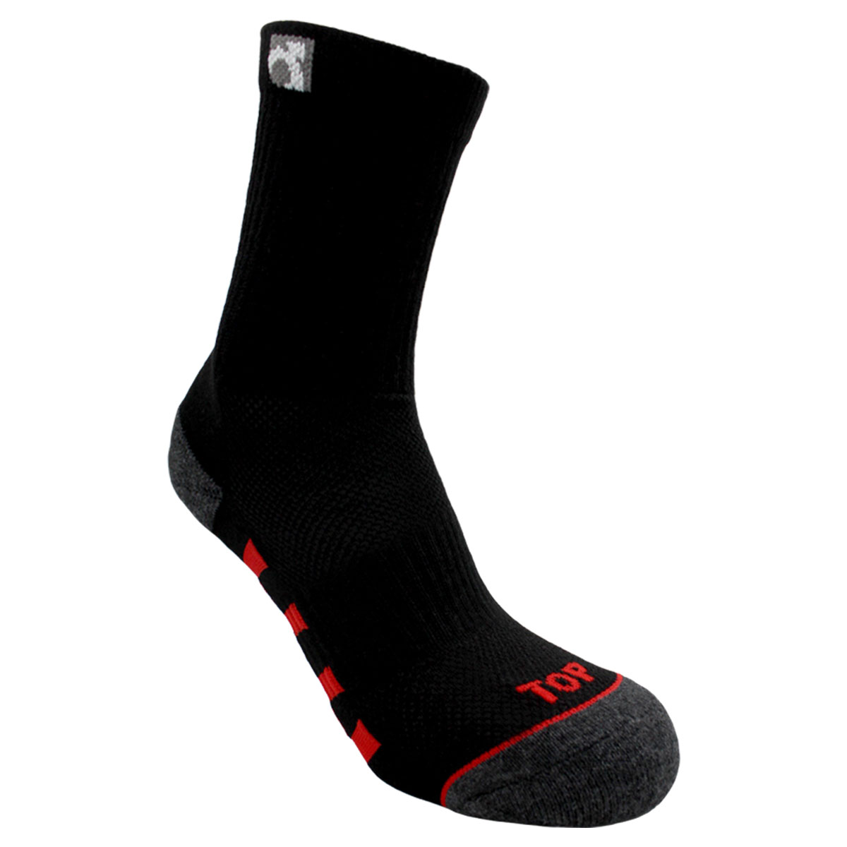 CALCETINES NIÑO DEPORTIVOS LARGOS NEGROS PACK 5 C2 TOP - 2