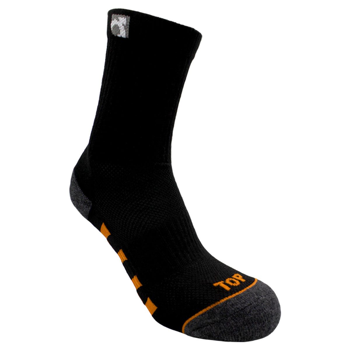 CALCETINES NIÑO DEPORTIVOS LARGOS NEGROS PACK 5 C2 TOP - 3