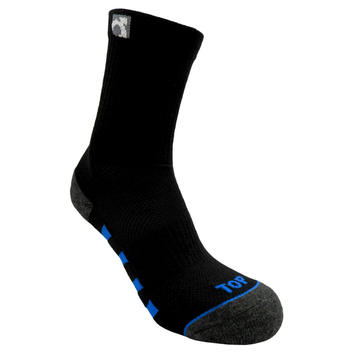 CALCETINES NIÑO DEPORTIVOS LARGOS NEGROS PACK 5 C2 TOP - 4