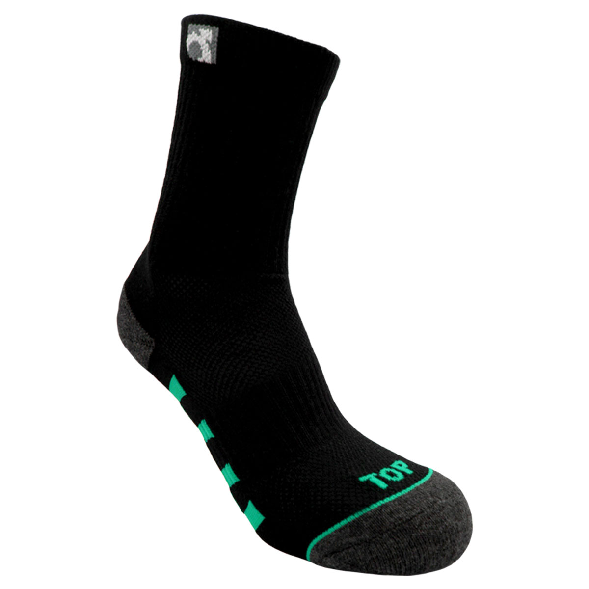 CALCETINES NIÑO DEPORTIVOS LARGOS NEGROS PACK 5 C2 TOP - 5