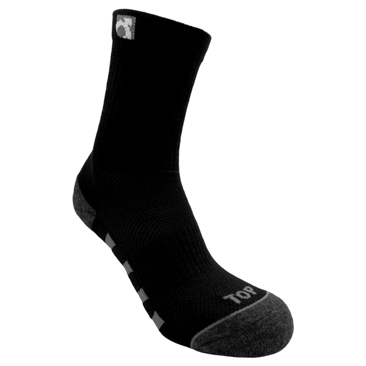 CALCETINES NIÑO DEPORTIVOS LARGOS NEGROS PACK 5 C2 TOP - 6