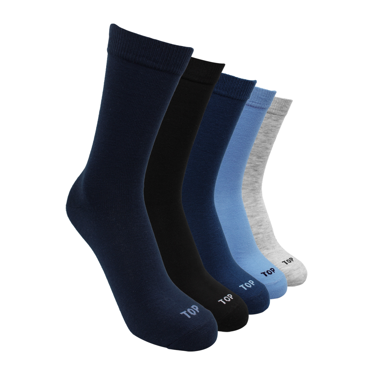 CALCETINES ALGODÓN NIÑOS PACK 5 C2 TOP - 1