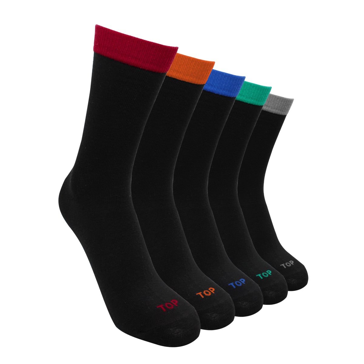 CALCETINES ALGODÓN NIÑOS PACK 5 C1 TOP - 1