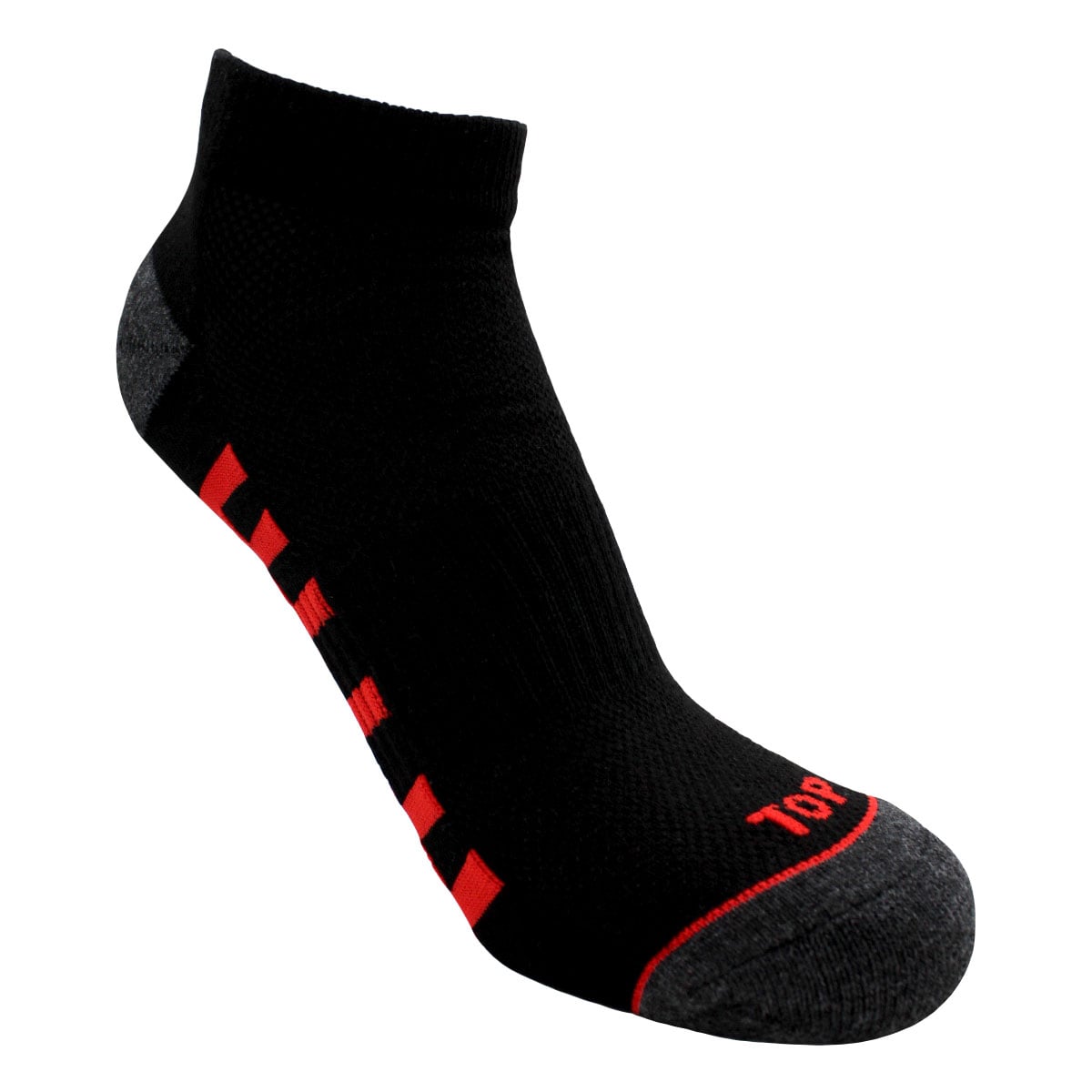 CALCETINES NIÑO DEPORTIVOS TOBILLEROS NEGROS PACK 5 C2 TOP - 2