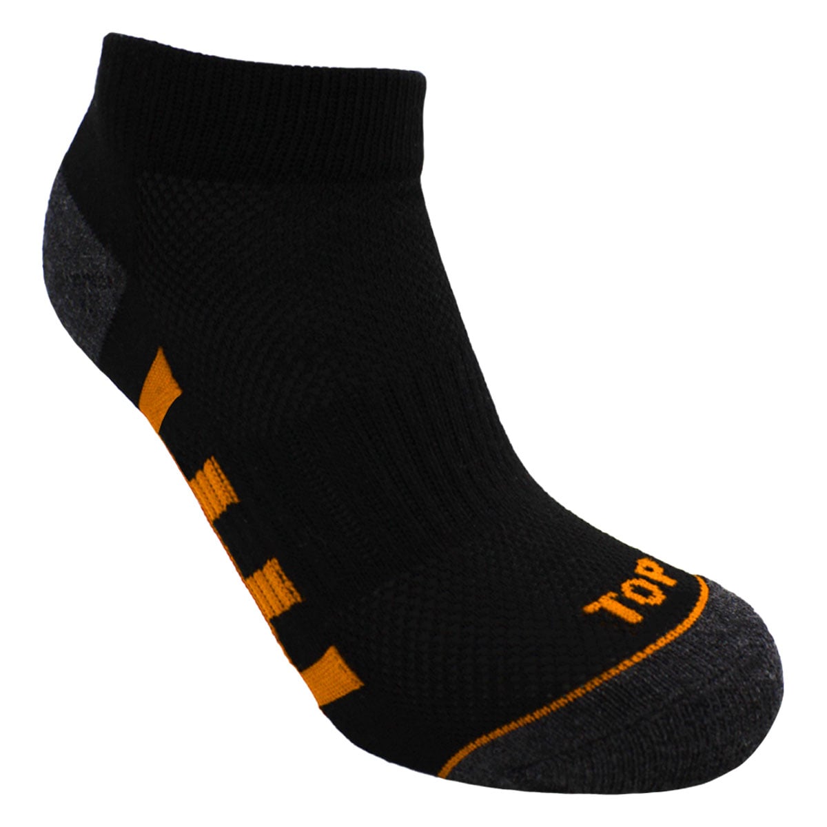CALCETINES NIÑO DEPORTIVOS TOBILLEROS NEGROS PACK 5 C2 TOP - 3