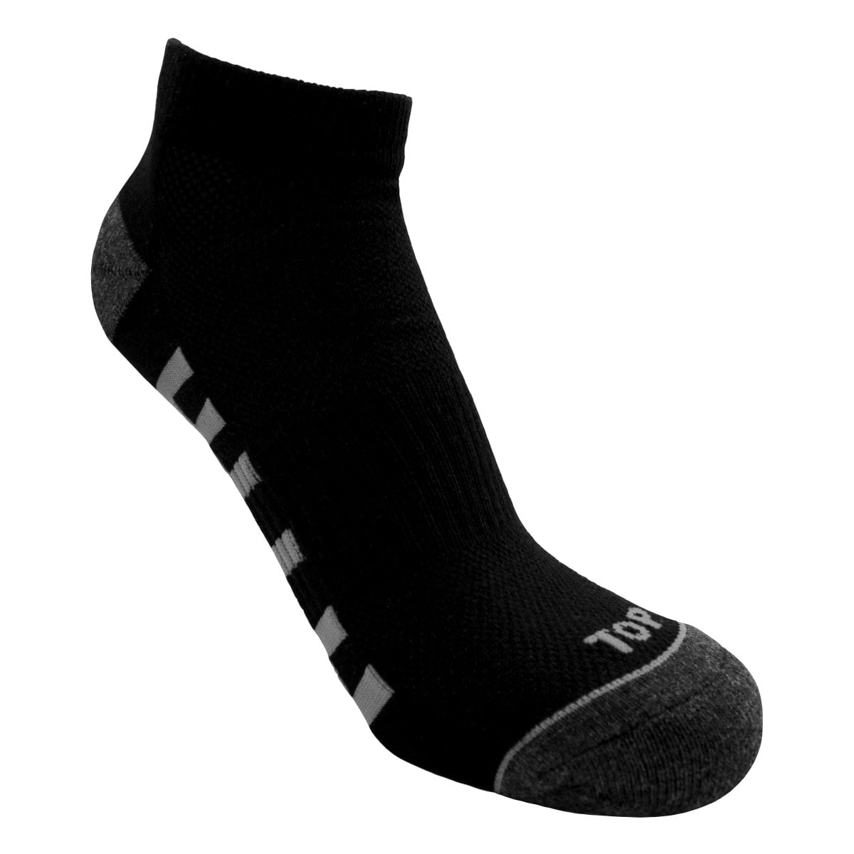 CALCETINES NIÑO DEPORTIVOS TOBILLEROS NEGROS PACK 5 C2 TOP - 6