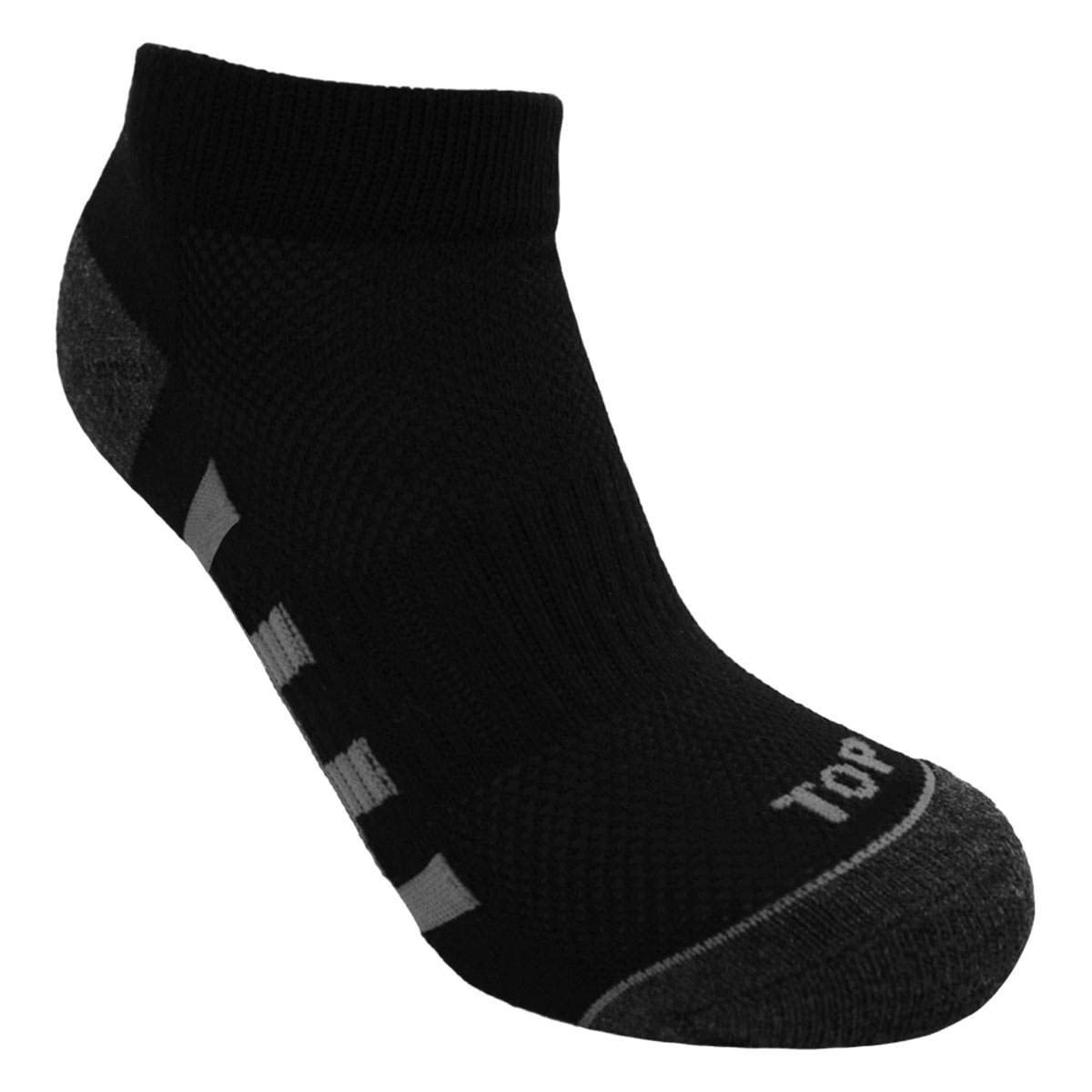 CALCETINES NIÑO DEPORTIVOS TOBILLEROS NEGROS PACK 5 C2 TOP - 6