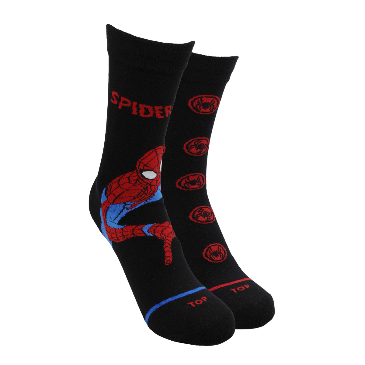 CALCETINES LARGOS NIÑO ALGODÓN MARVEL SPIDER MAN PACK 2 C1 TOP - 1