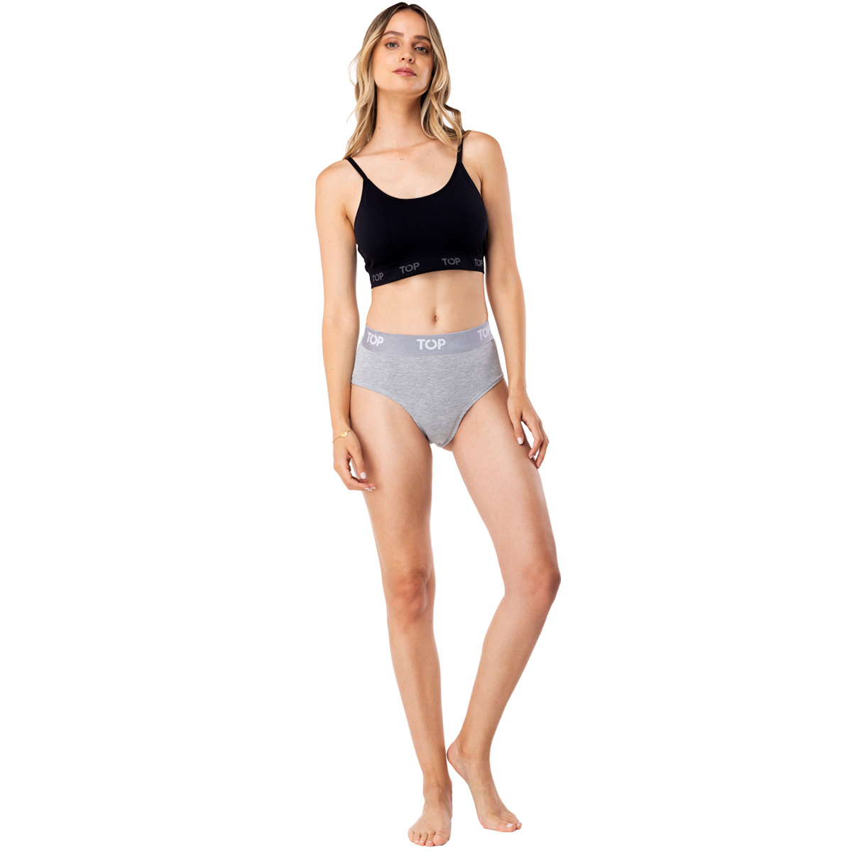 CALZON HIKINI ALGODON CON ELASTICO PACK 3 C1 TOP - 3