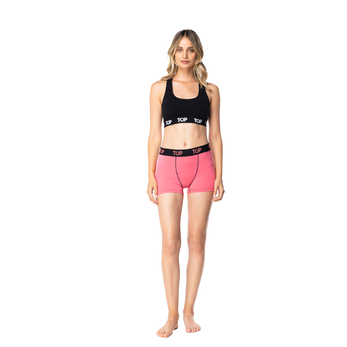 BÓXER CORTO MUJER MODAL PACK 3 C1 TOP - 2