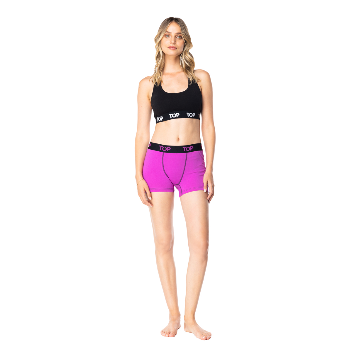 BÓXER CORTO MUJER MODAL PACK 3 C1 TOP - 3