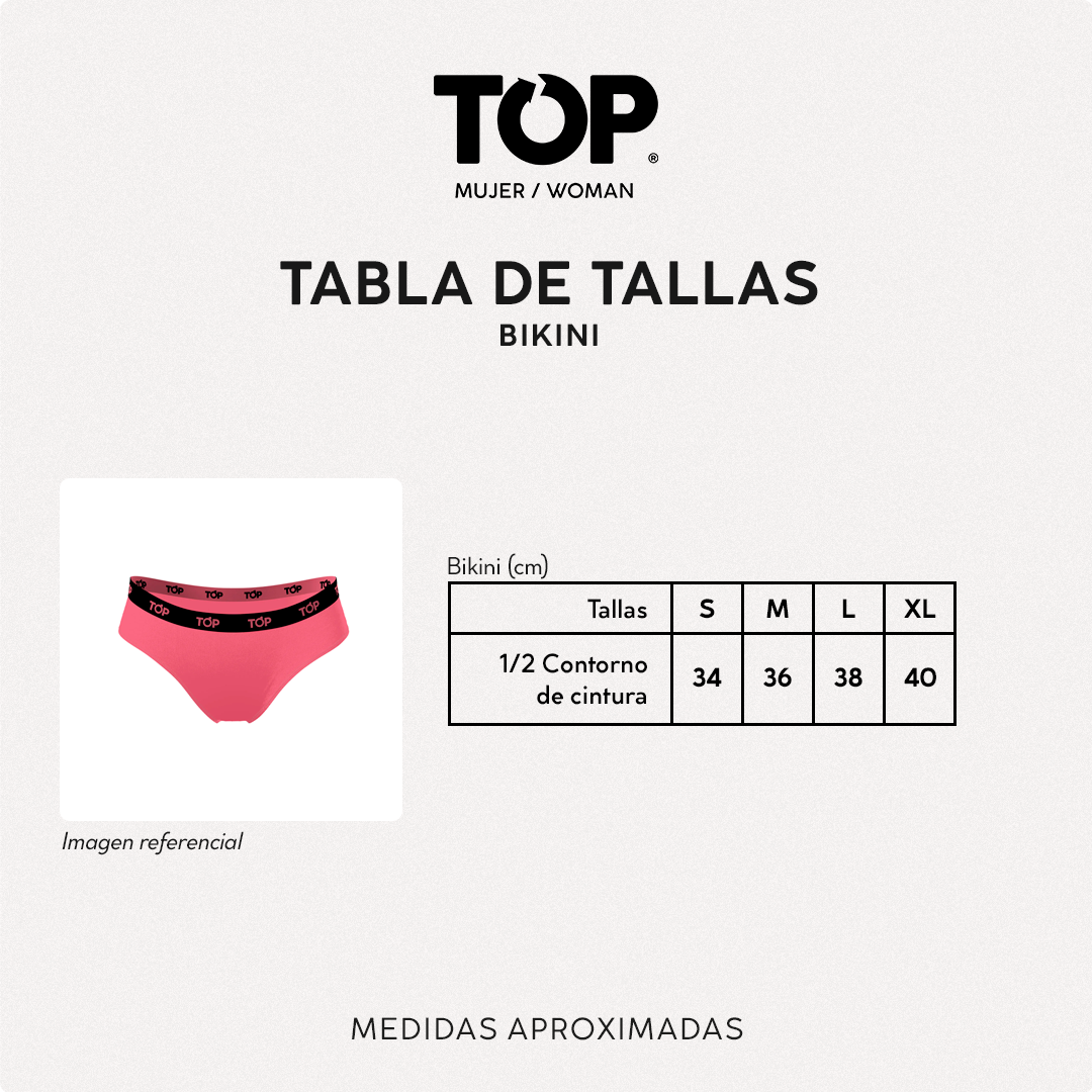CALZÓN BIKINI ALGODÓN DC PACK 3 C8 TOP - 7