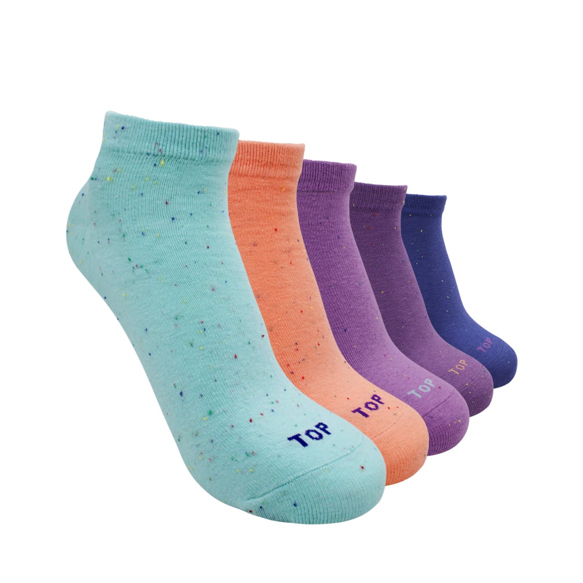 CALCETINES CORTOS MUJER PACK 5 C11 TOP - 1