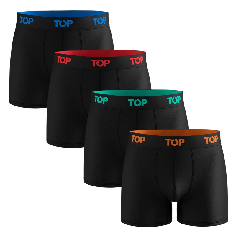 BOXER MEDIO ALGODON PACK 4 C15 TOP - 1