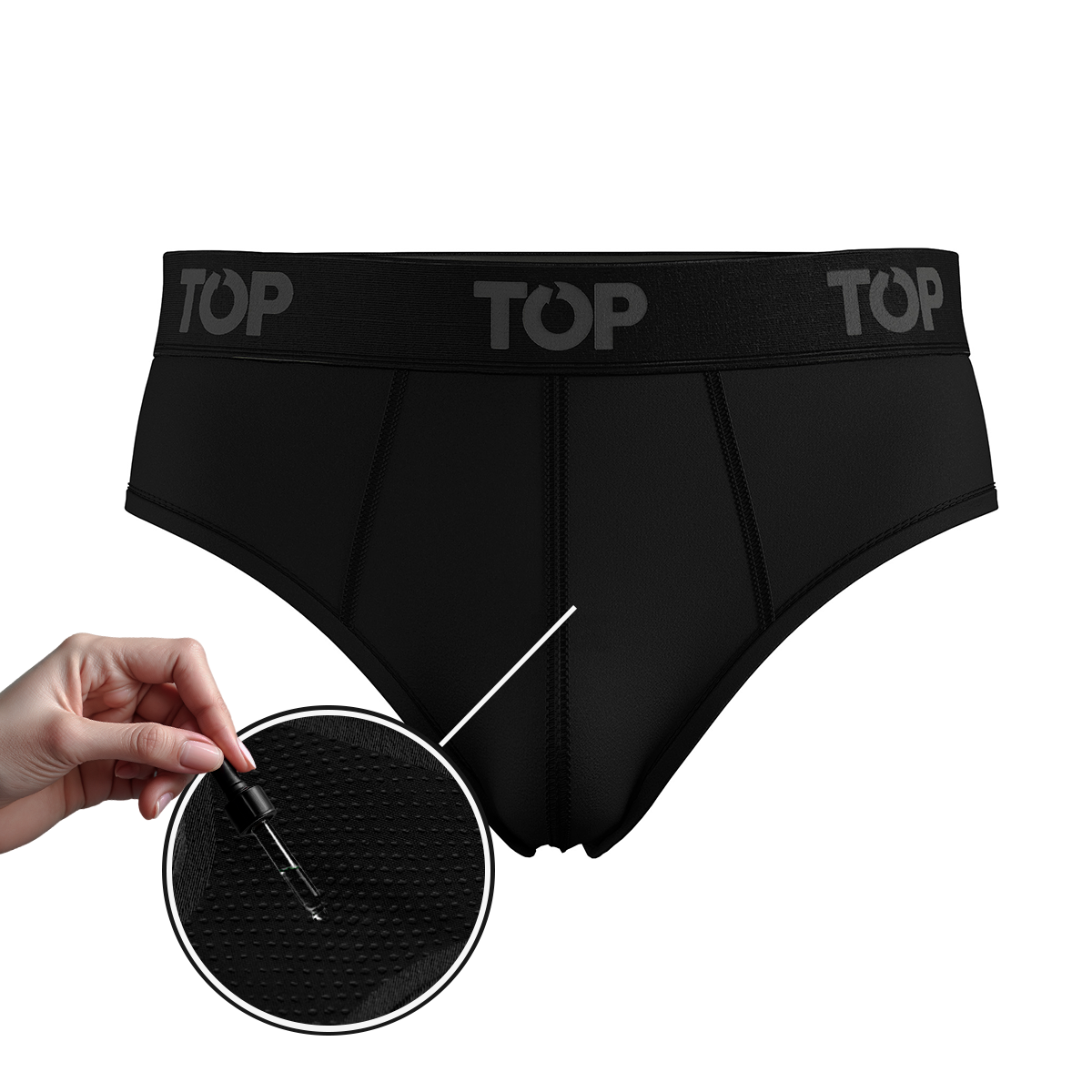 SLIP DE HOMBRE ALGODÓN EVITA FUGAS - FLUJO MODERADO C1 TOP - 2