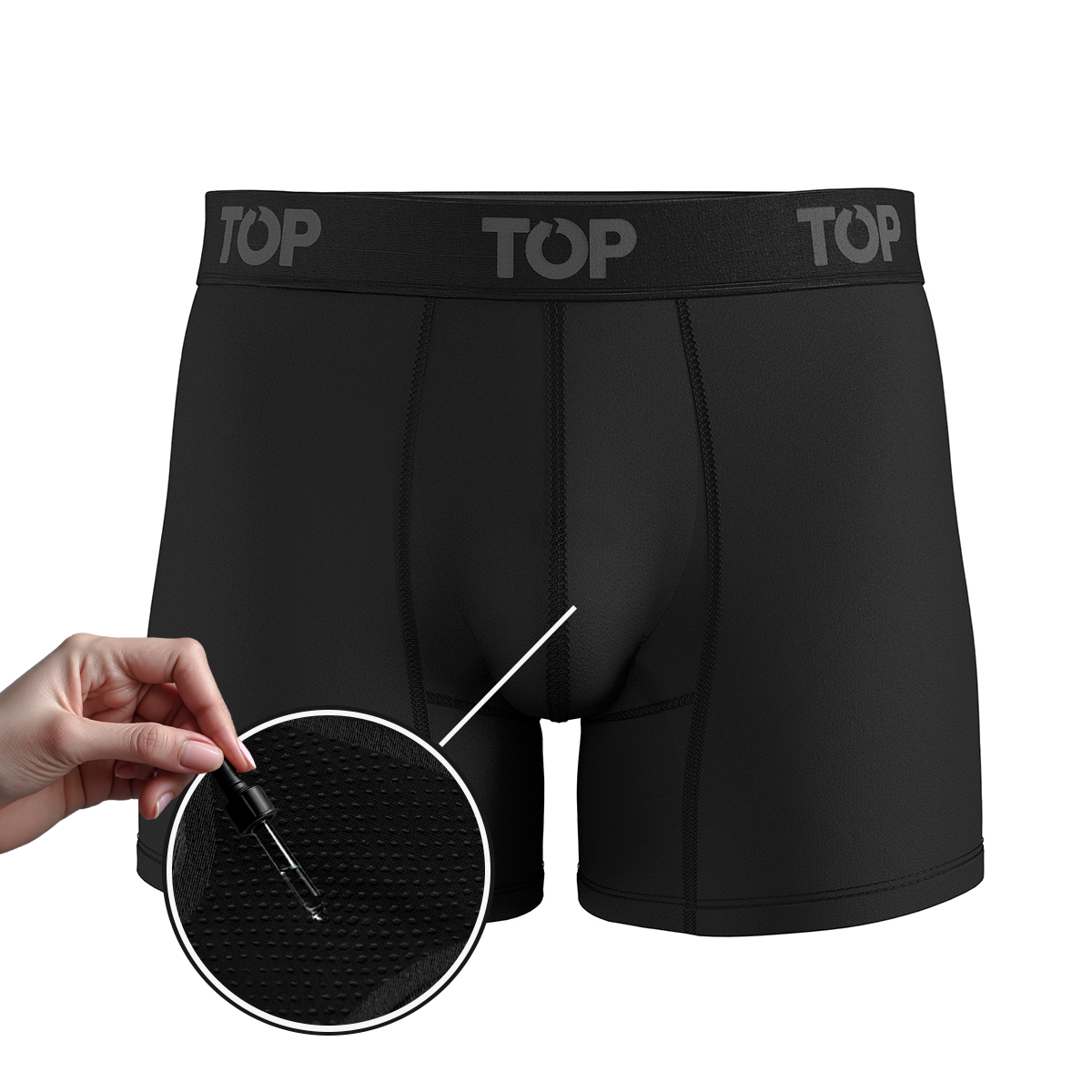 BÓXER DE HOMBRE ALGODÓN EVITA FUGAS - FLUJO MODERADO C1 TOP - 2