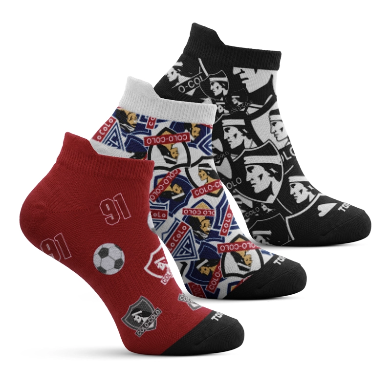 CALCETINES CORTOS ALGODÓN NIÑOS COLO-COLO PACK 3 C1 TOP - 1