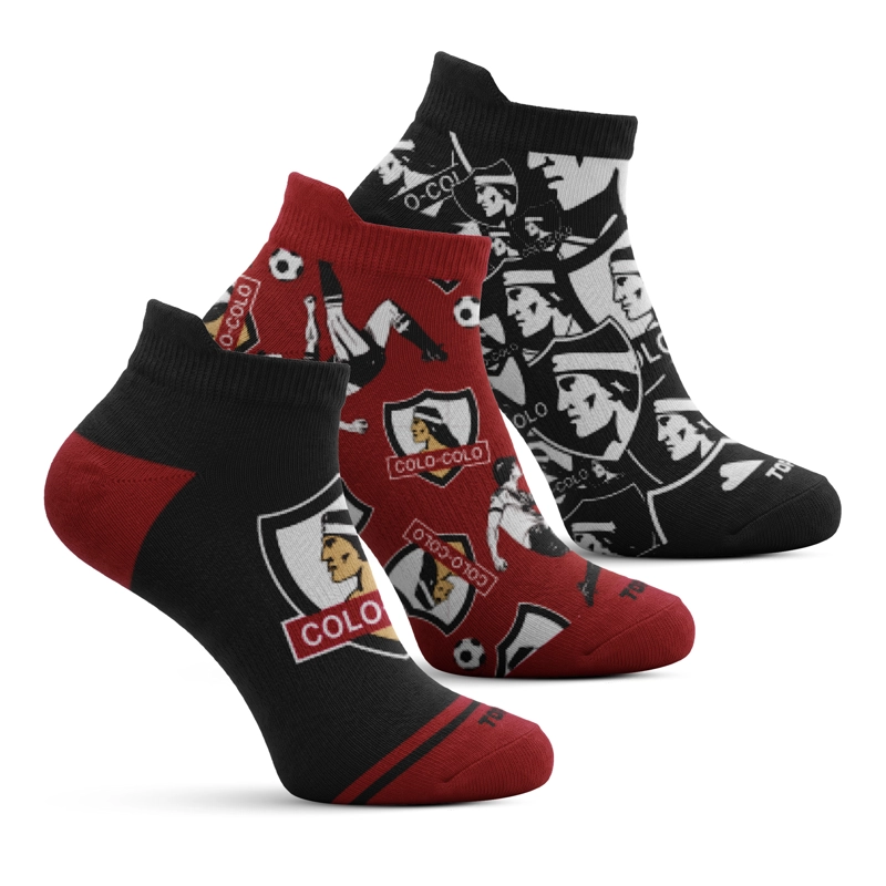 CALCETINES CORTOS ALGODÓN NIÑOS COLO-COLO PACK 3 C2 TOP - 1