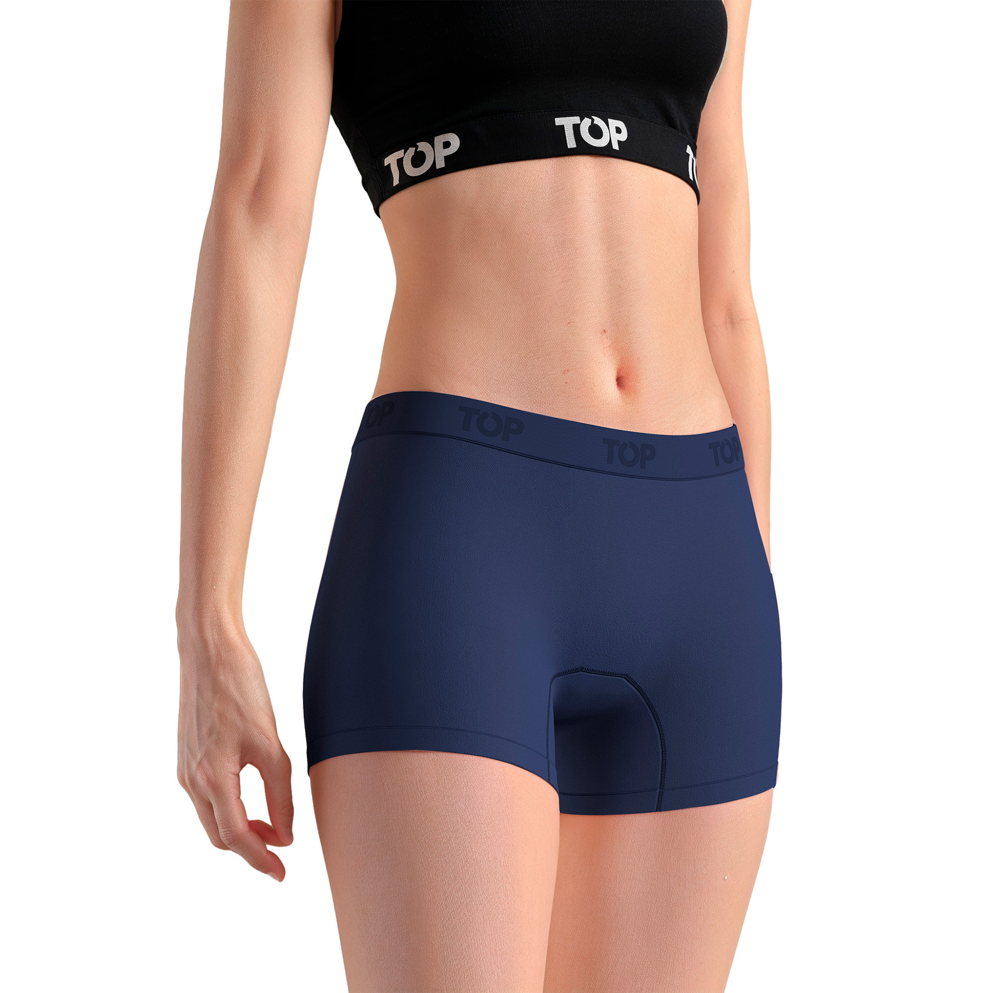 BÓXER CORTO MUJER MICROFIBRA SIN COSTURAS PACK 3 C3 TOP - 2