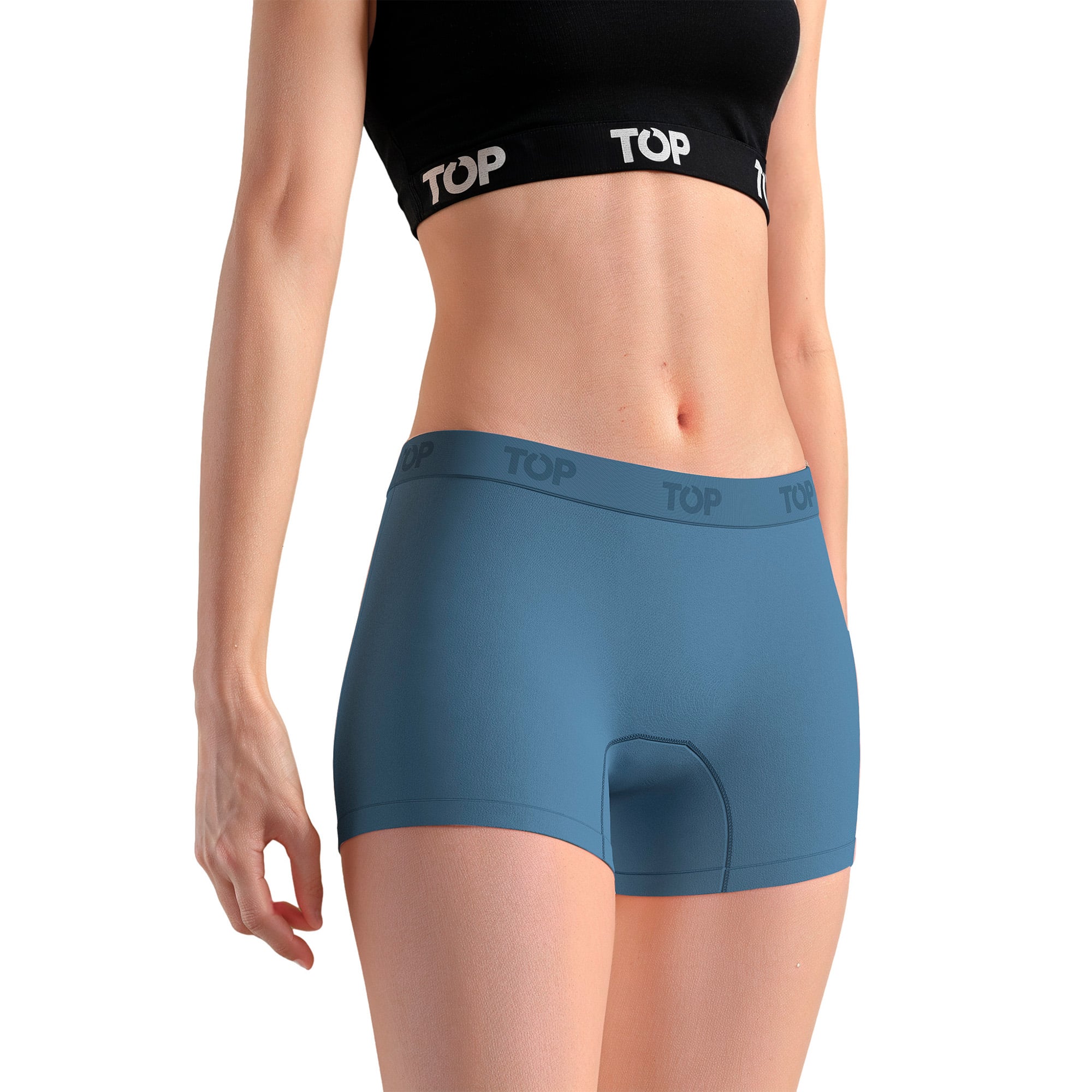 BÓXER CORTO MUJER MICROFIBRA SIN COSTURAS PACK 3 C3 TOP - 3