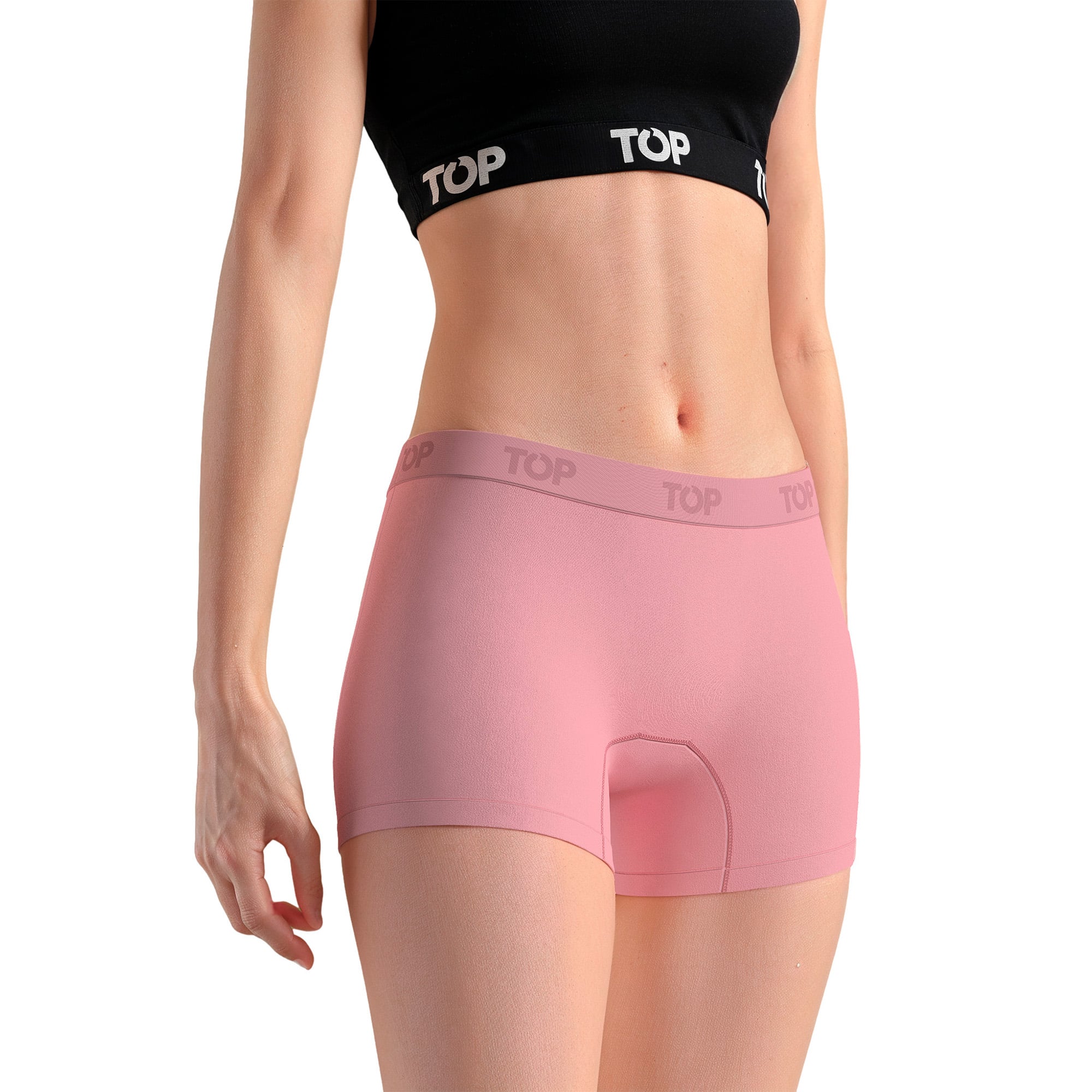 BÓXER CORTO MUJER MICROFIBRA SIN COSTURAS PACK 3 C3 TOP - 4