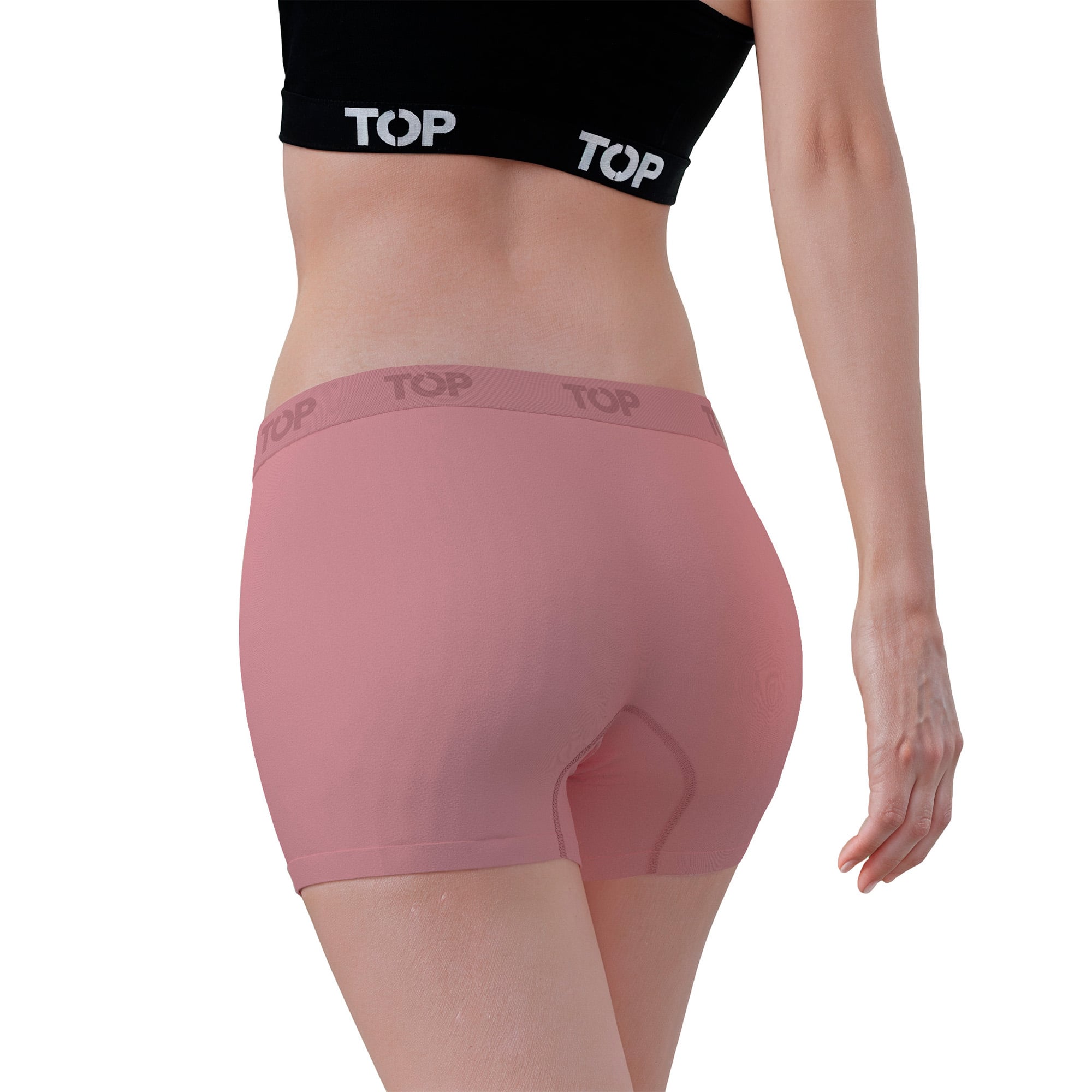 BÓXER CORTO MUJER MICROFIBRA SIN COSTURAS PACK 3 C3 TOP - 5