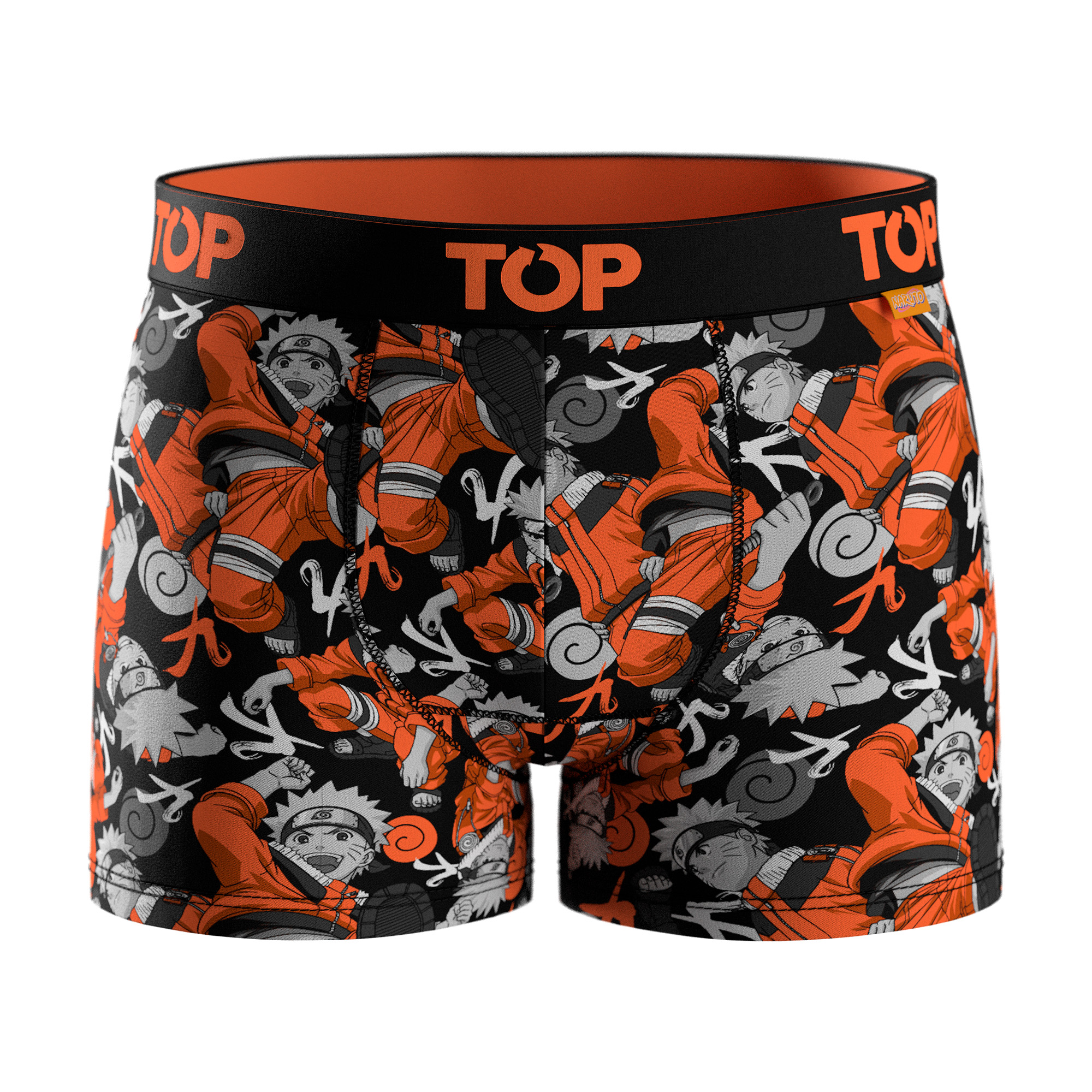 BÓXER NIÑO ALGODÓN NARUTO PACK 4 C3 TOP - 2