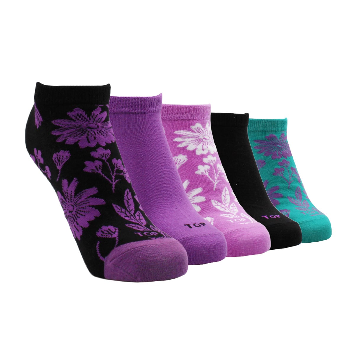 CALCETINES CORTOS MUJER PACK 5 C15 TOP - 1