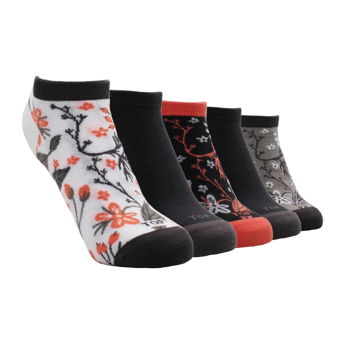 CALCETINES CORTOS MUJER PACK 5 C16 TOP - 1