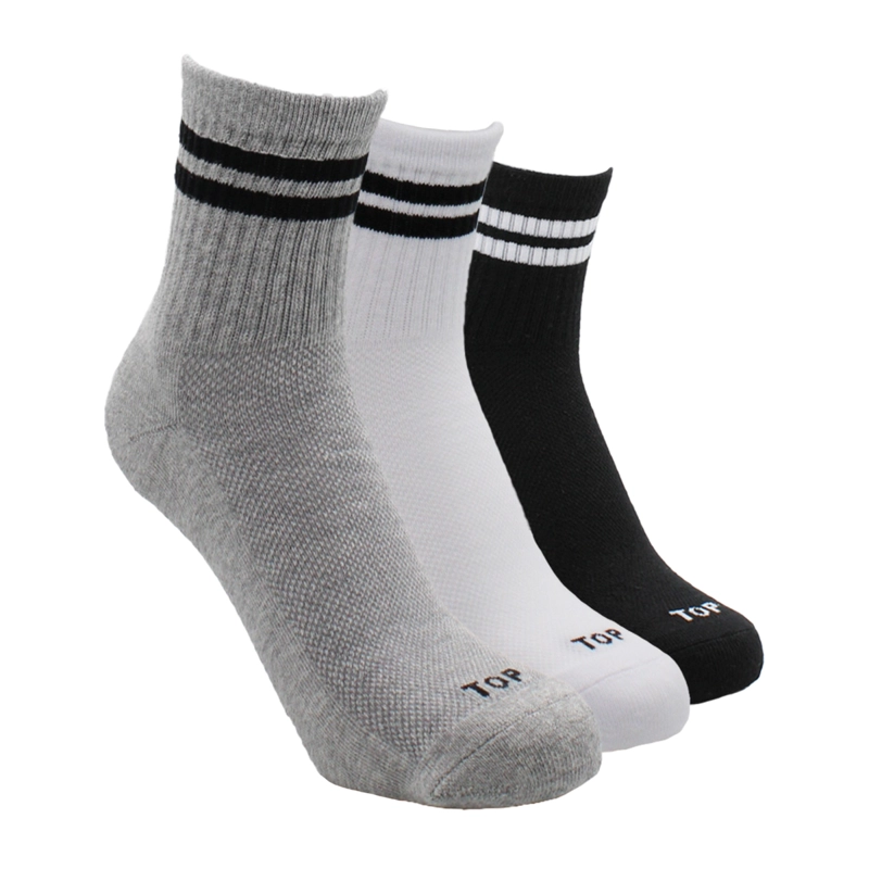 CALCETINES DEPORTIVOS MEDIA CAÑA PACK 3 C2 TOP - 1