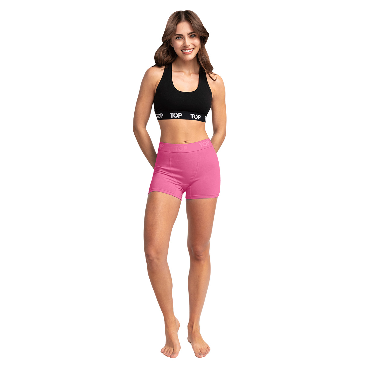 BOXER CORTO MUJER ALGODON PACK 3 C3 TOP - 4