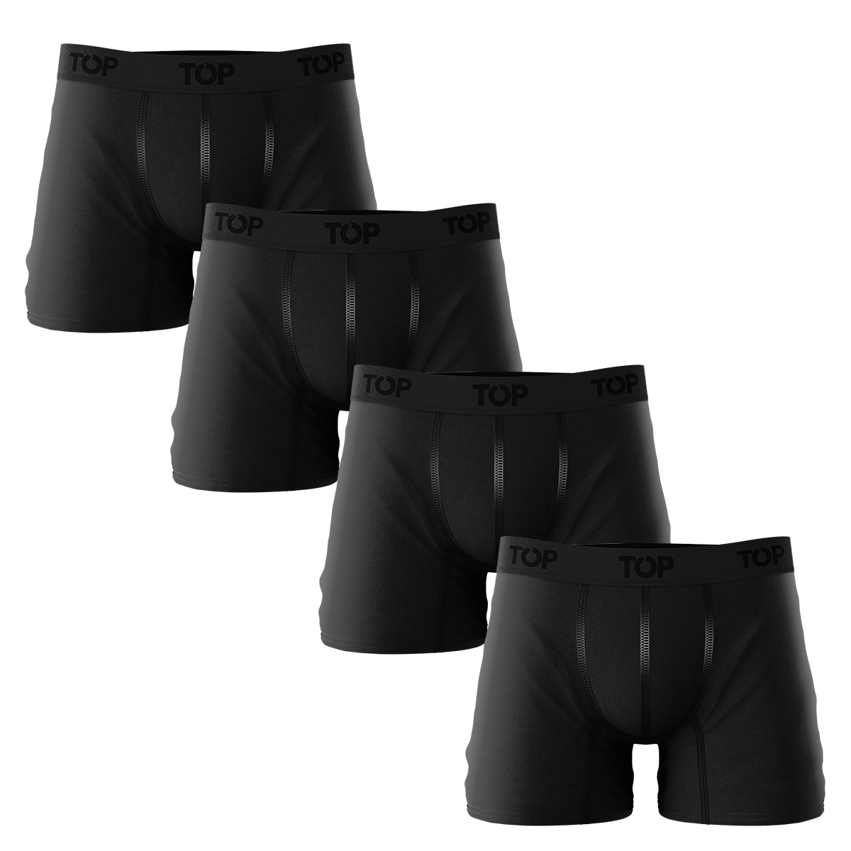 BOXER MEDIO ALGODON PACK 4 C1 TOP - 1