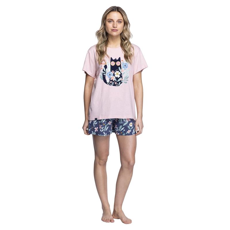PIJAMA VERANO MUJER ALGODON C3 TOP - 1
