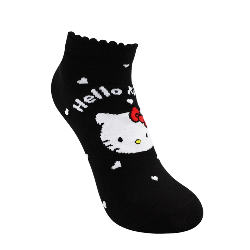 CALCETINES TOBILLEROS MUJER ALGODON PACK 2 HELLO KITTY C1 TOP - 5