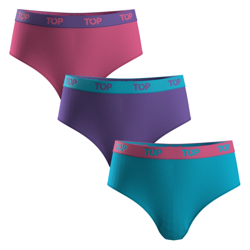 CALZON PANTALETAS NIÑA ALGODON PACK 3 C6 TOP - 1