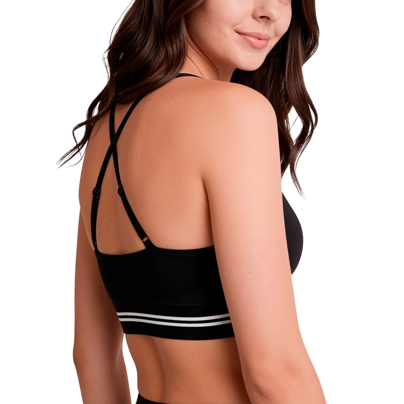 PETO MUJER DEPORTIVO PRETINA ANCHA MICROFIBRA C1 TOP - 3