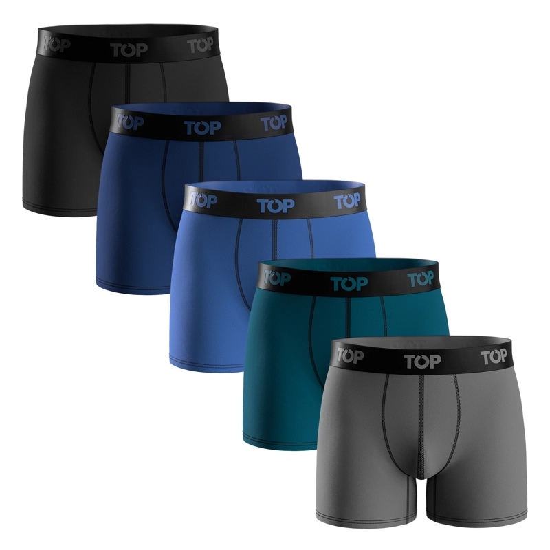 BOXER MEDIO ALGODON PACK 5 C10 TOP - 1