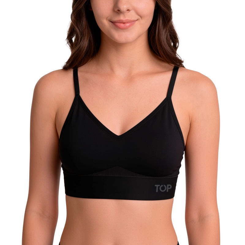 PETO MUJER DEPORTIVO PRETINA ANCHA MICROFIBRA C2 TOP - 2
