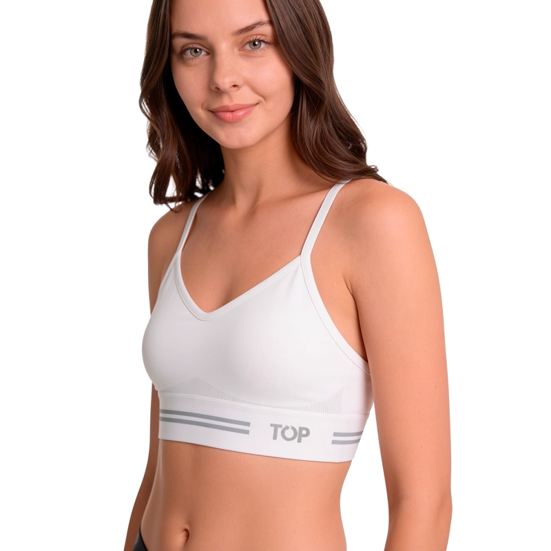 PETO MUJER DEPORTIVO PRETINA ANCHA MICROFIBRA C6 TOP - 1
