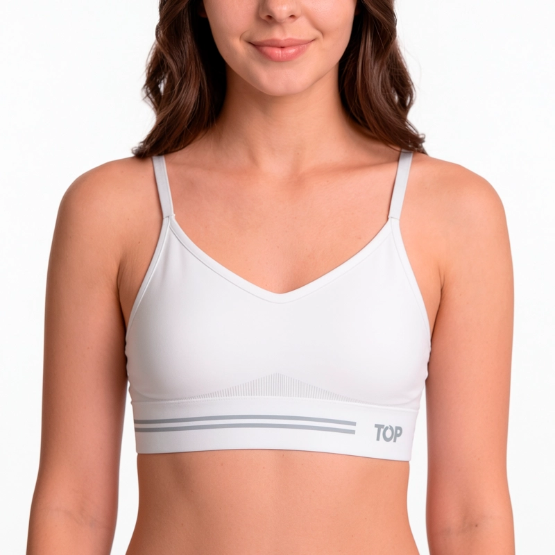 PETO MUJER DEPORTIVO PRETINA ANCHA MICROFIBRA C6 TOP - 2