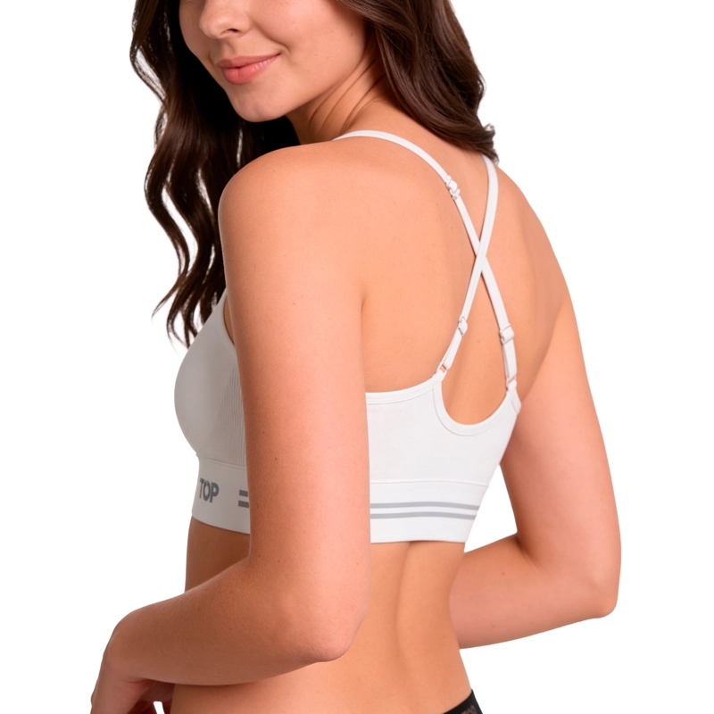 PETO MUJER DEPORTIVO PRETINA ANCHA MICROFIBRA C6 TOP - 3